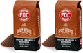 - Salted Caramel Bourbon Coffee - Veteran Owned - Premium Bourbon Infused - Ground Medium Roast - Non-Alcoholic - Roasted in the USA - Veteran Owned (12 Oz, Pack of 2)